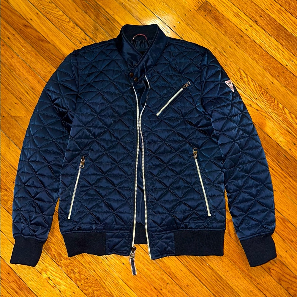 Guess Quilted Bomber Jacket Mens (M)